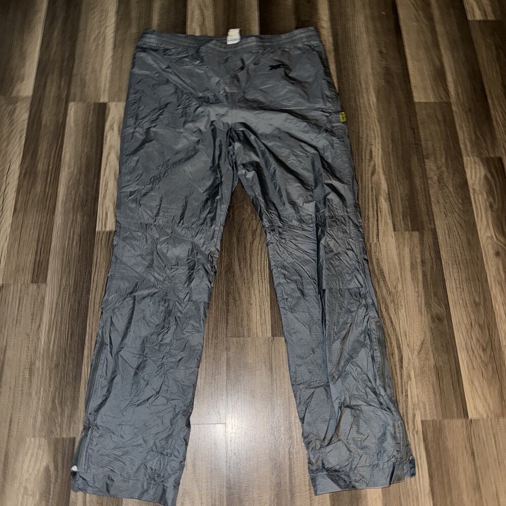 Vintage ASICS Gortex Windbreaker Pants Nylon Material Grey 38x32